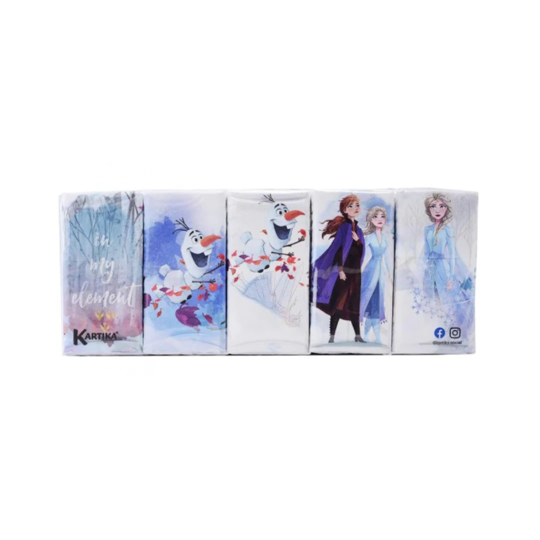World Cart Frozen2 Tissue Handkerchiefs 4 Plies 10 Pcs