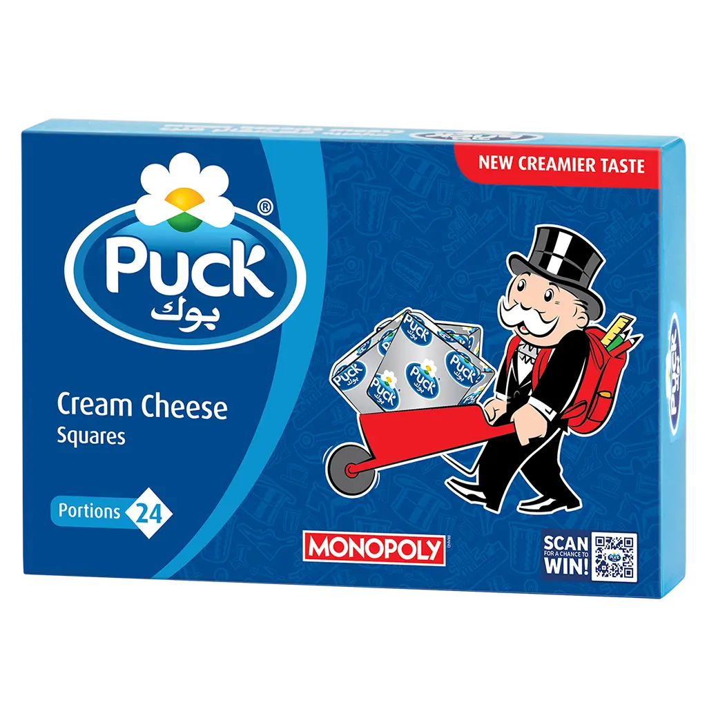 Puck Squares Cream Cheese 24 pcs 432 gm - view 2