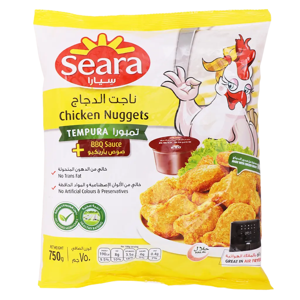 Seara Chicken Nuggets Tempura Frozen 750gm - view 2