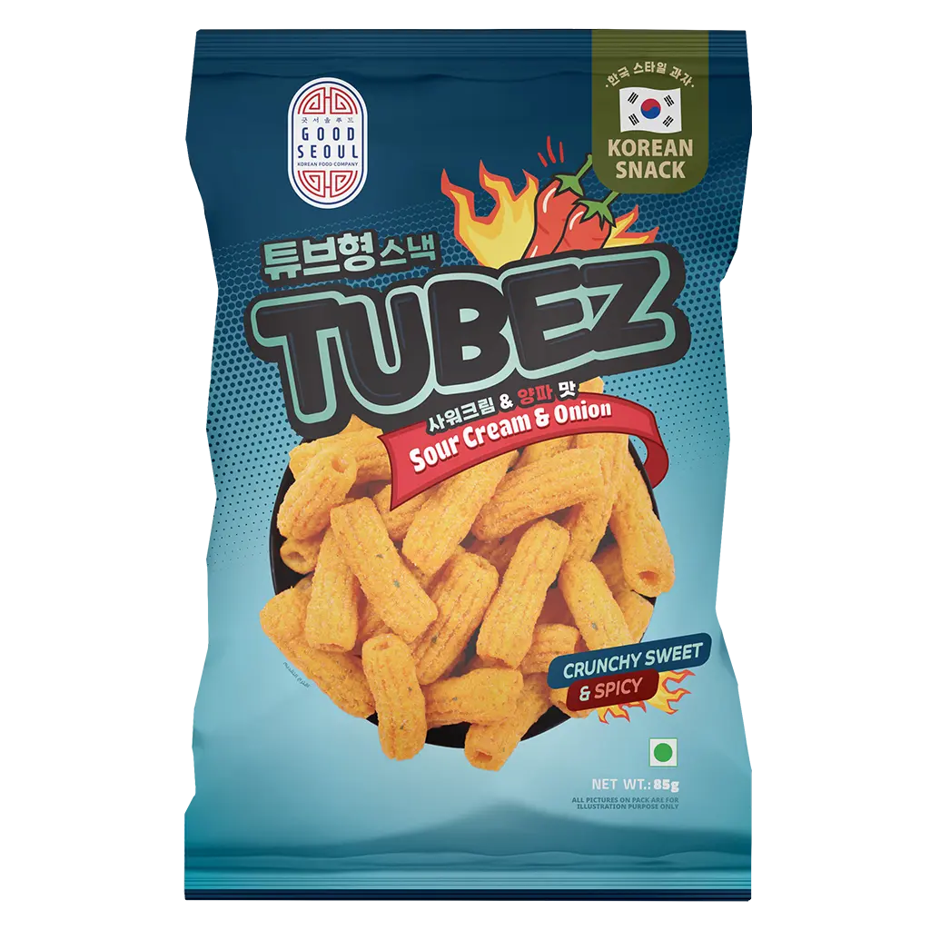 Good Seoul Tubez Sour Cream And Onion 85 gm - view 1