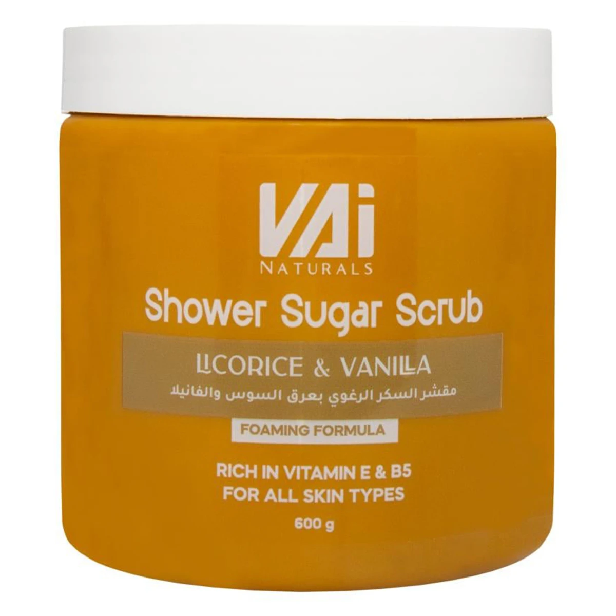 Vai Licorice & Vanilla Foaming Sugar Scrub 600 ml