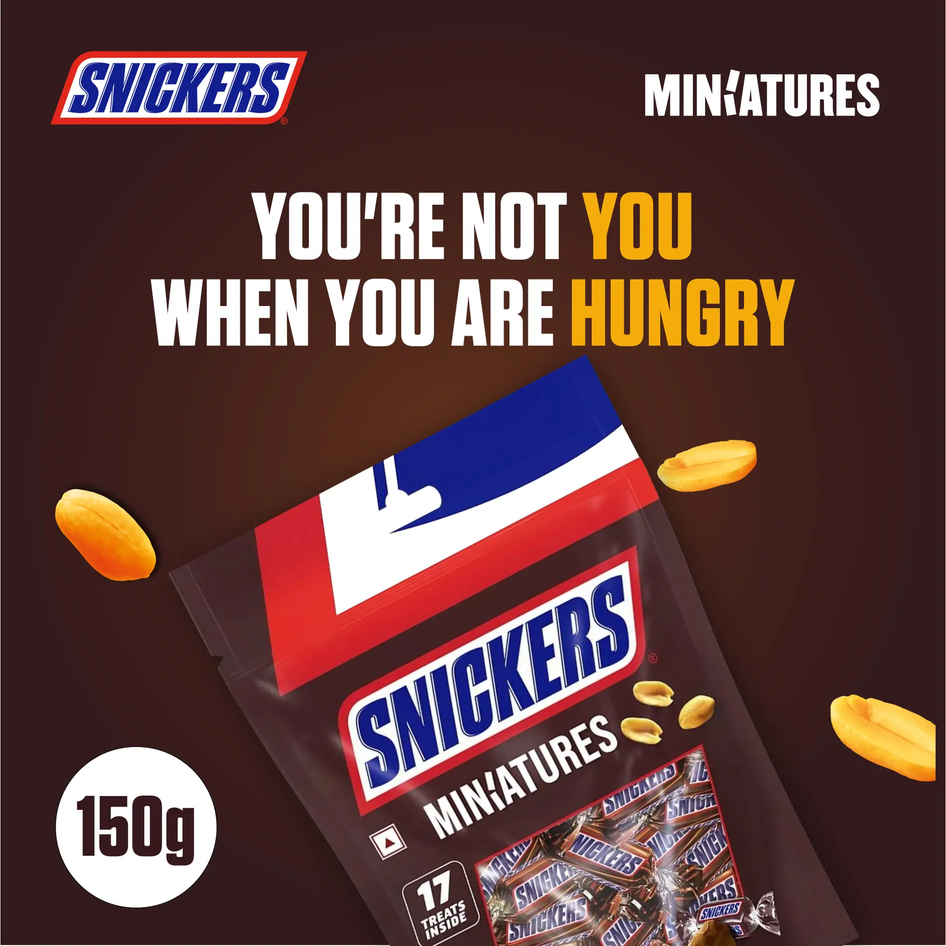 Snickers Chocolate Miniatrures 150 gm - view 6