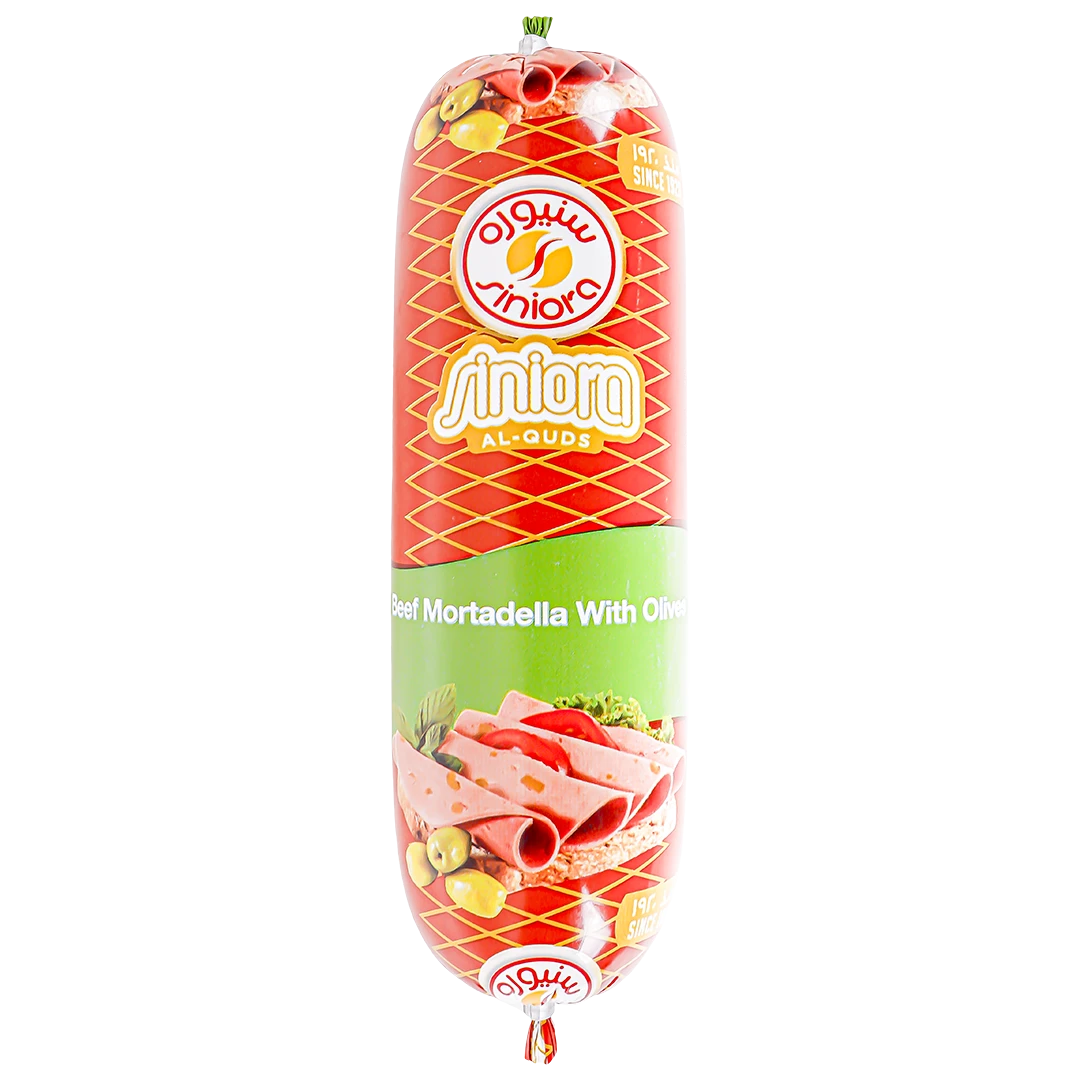 Siniora Beef Mortadella Olives 500 gm