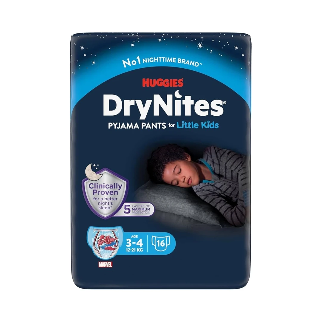 Drynites Pyjama Pants 3-5Years Boys Jumbo Pack 16S