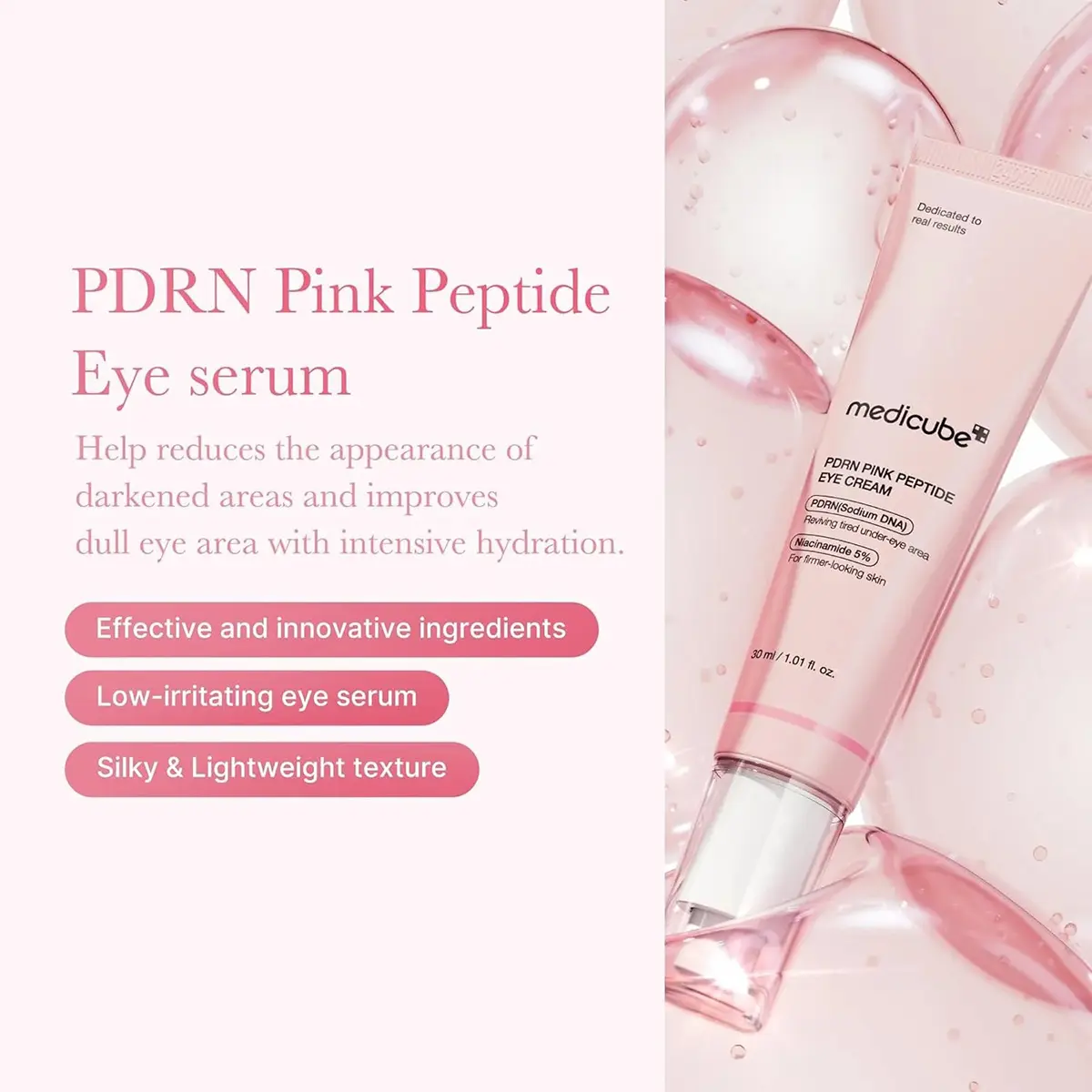 Medicube PDRN Pink Peptide Eye Cream 30ml - view 6