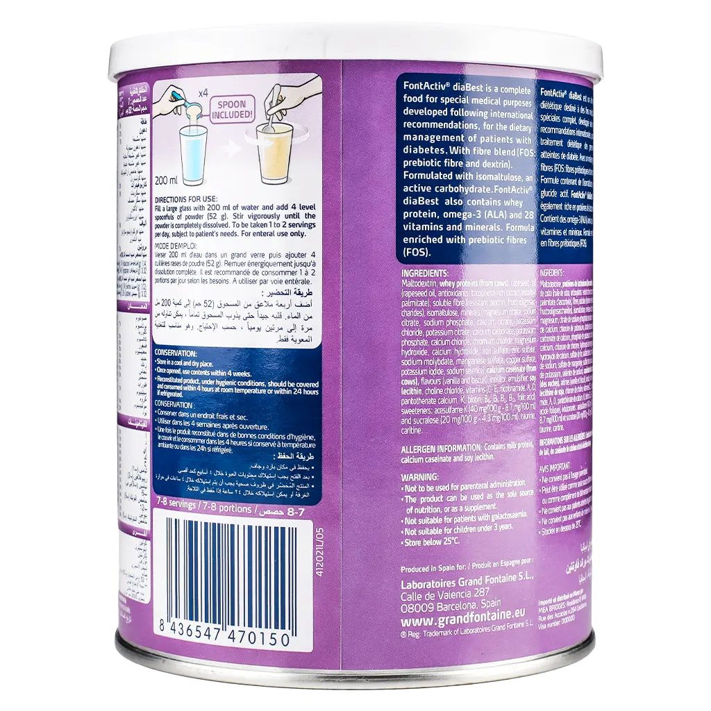 FontActiv diaBest Vanilla 400g - view 2
