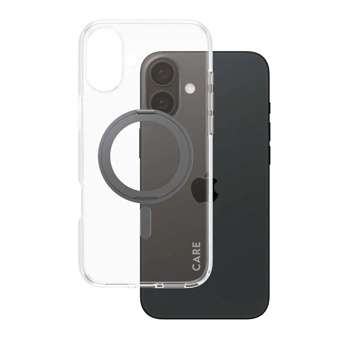 Panzerglass Feature Case Transparent With  Black Kickstand and  Magsafe Iphone 16 Plus - view 2