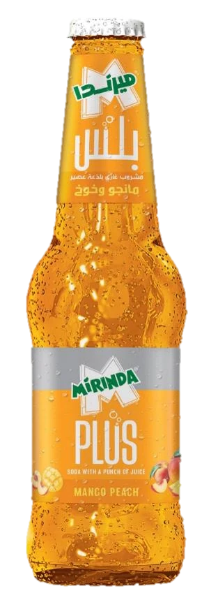 Mirinda Plus Carbonated Drink  Mango and Peach flavour 300 ml