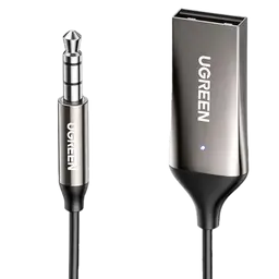 Ugreen Bluetooth Car Receiver Aux With Mic Gray