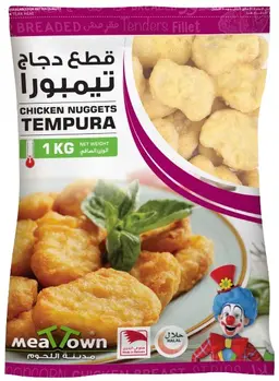 Meat Town Chicken Nuggets Tempura 1 Kg