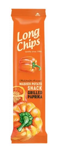 Long Chips Mashed Potato Snack Grilled Paprika 75 Gm