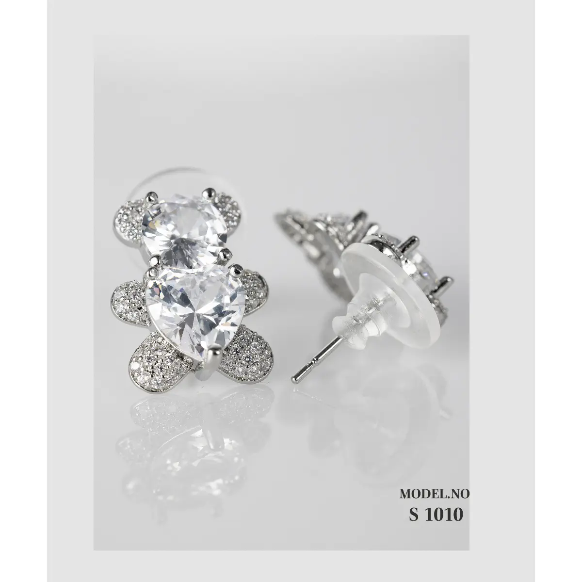Eve Ear Piercing Silver  S 1010 Ear Ring - view 2