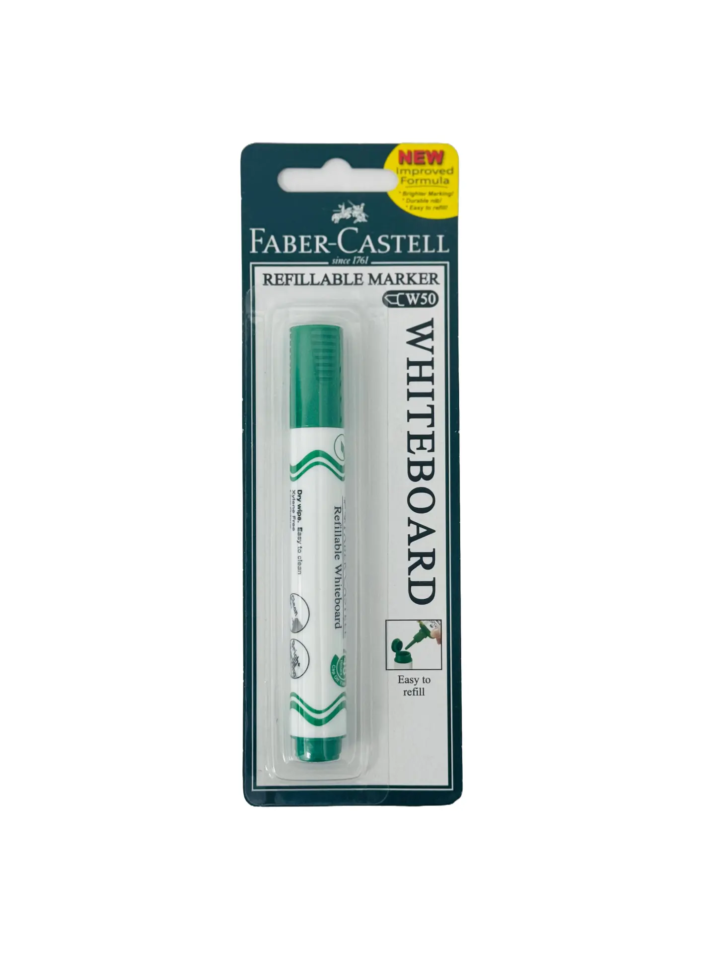 Faber Castell White Board Marker W50 Green - view 1