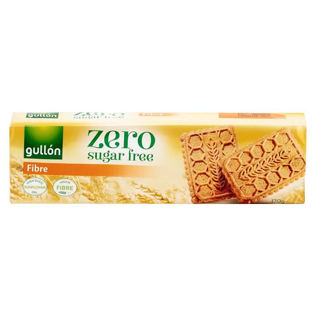 Gullon Zero Fiber Biscuit Sugar Free  170G - view 2