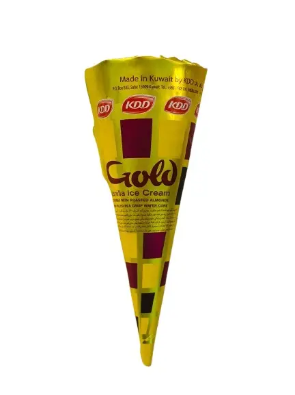 KDD Gold Ice Cream Cone Vanilla 100 Ml - view 1