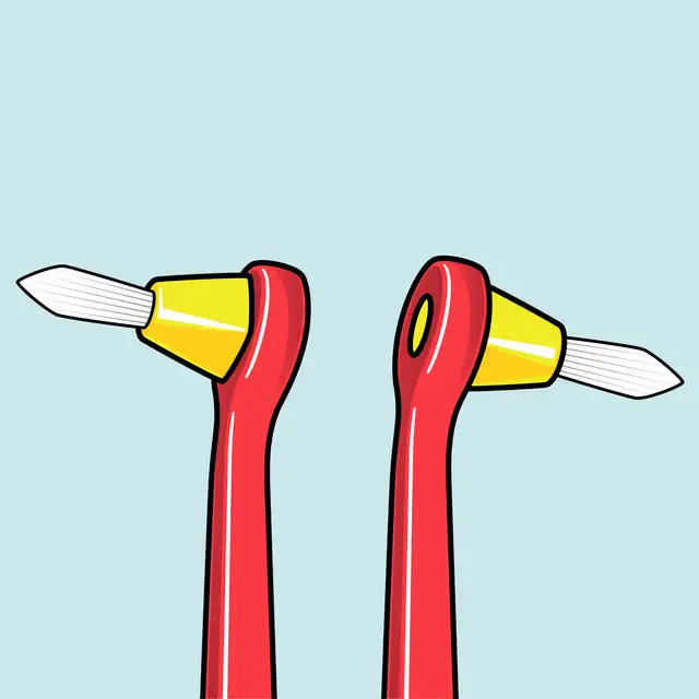 Tepe Toothbrush Soft for Cleaning Last Tooth and Gaps with 12 Replaceable Heads - view 3