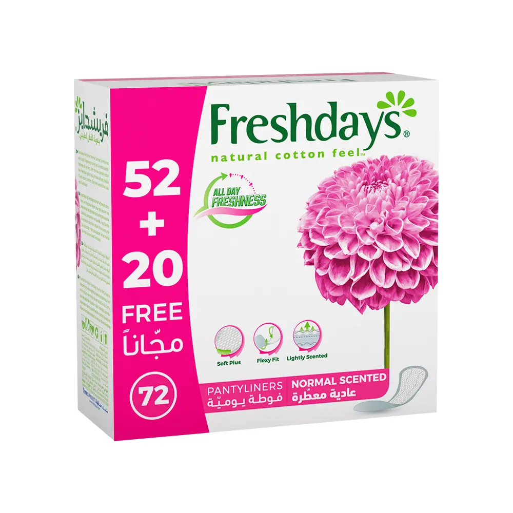 Freshdays Daily Liners Normal Scented 72 pads - view 2