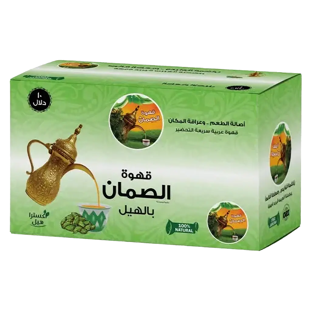 AlSamman Saudi Coffee With Cardamom 10 Sachets 30 gm - view 1