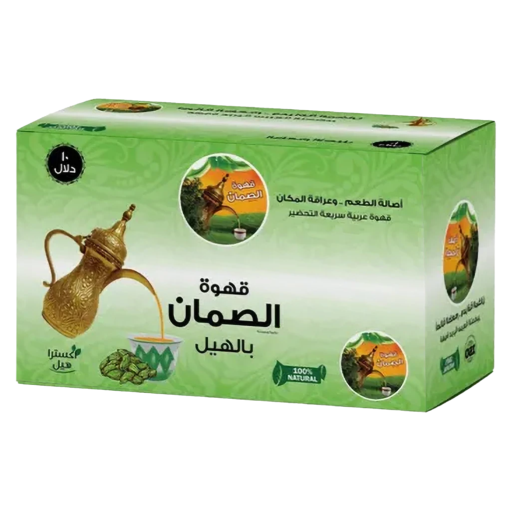 AlSamman Saudi Coffee With Cardamom 10 Sachets 30 gm