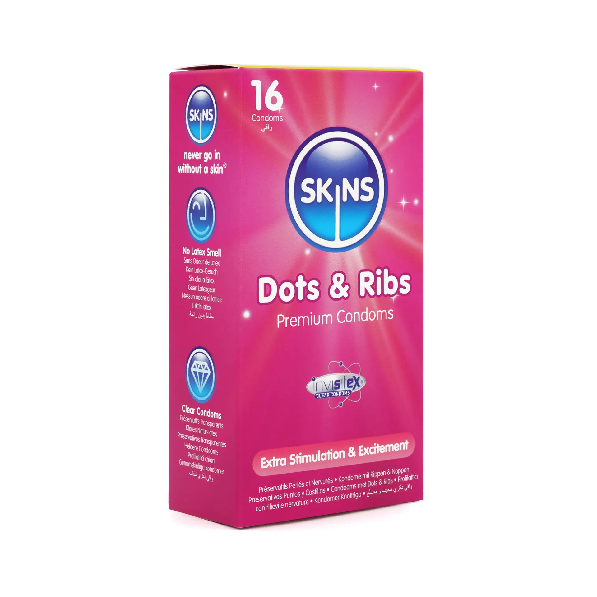 Skins Condom Dots & Ribs 16 Pack - view 2