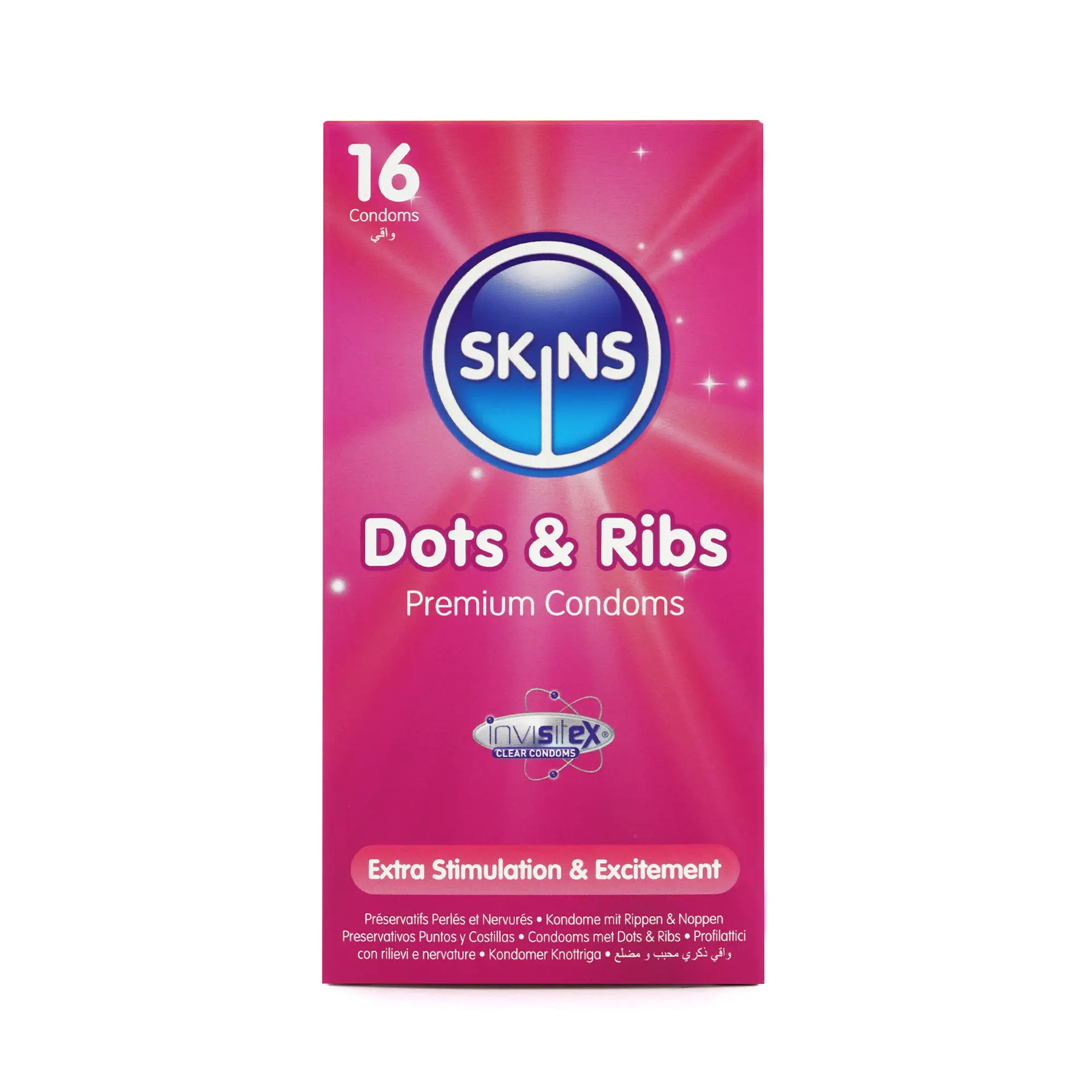 Skins Condom Dots & Ribs 16 Pack - view 4