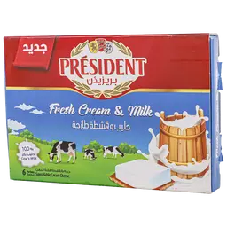 President Squares Cheese 6 pcs 84 gm