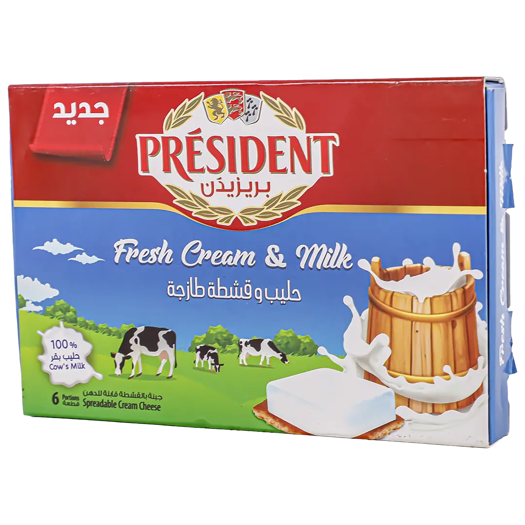 President Squares Cheese 6 pcs 84 gm - view 1