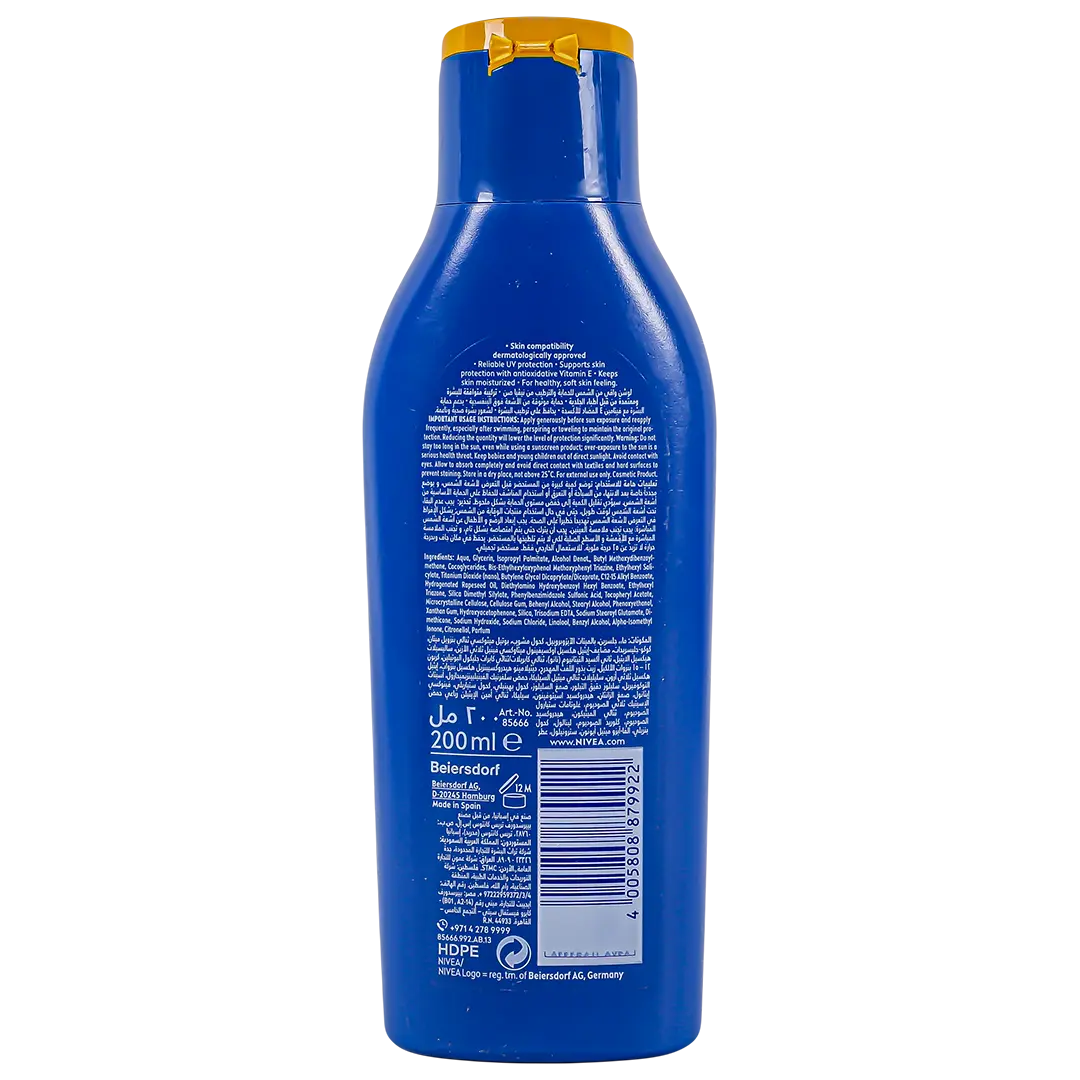 Nivea Sun Protect & Moisture Sun Lotion SPF 50+ 200 ml - view 2