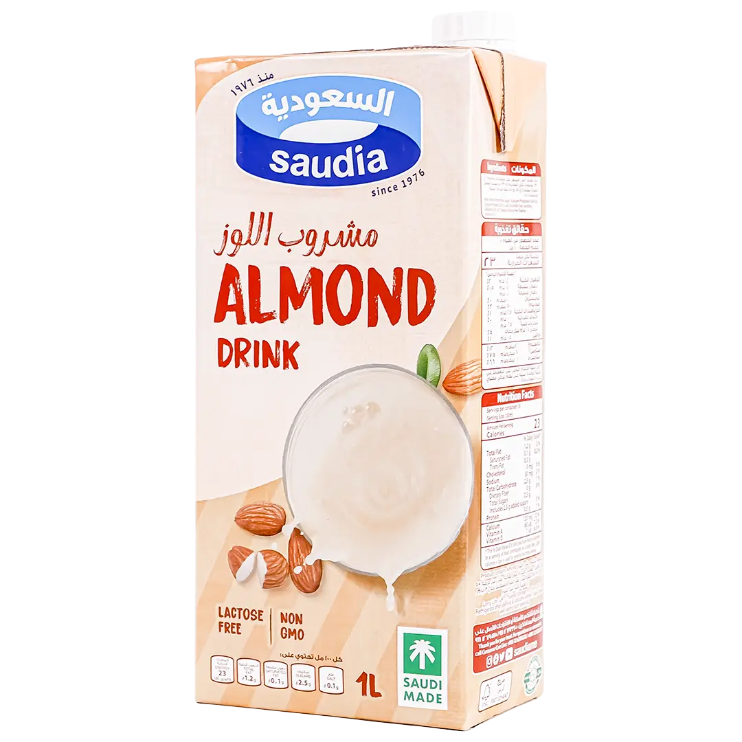 Saudia Almond Milk 1 L - view 1