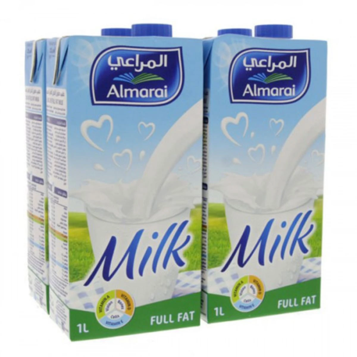 Almarai Long Life Full Fat Milk 4 pcs 1L