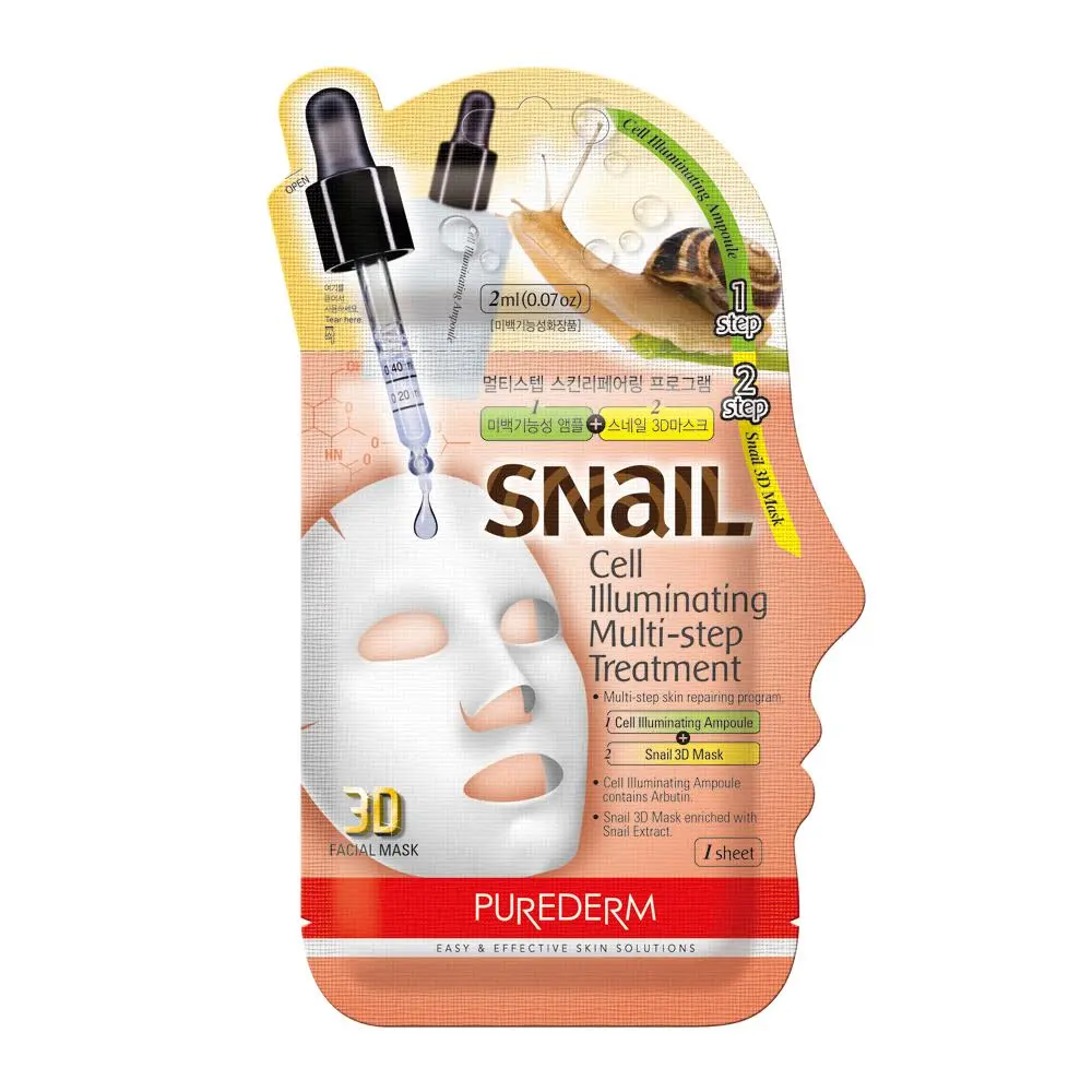 Purederm Cell Illumination& Age Regeneration Multi Step Treatment  Snail Mask - view 3