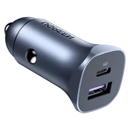 Ugreen Car Charger Two Ports Usb Port And Pd Port 20W |Gy