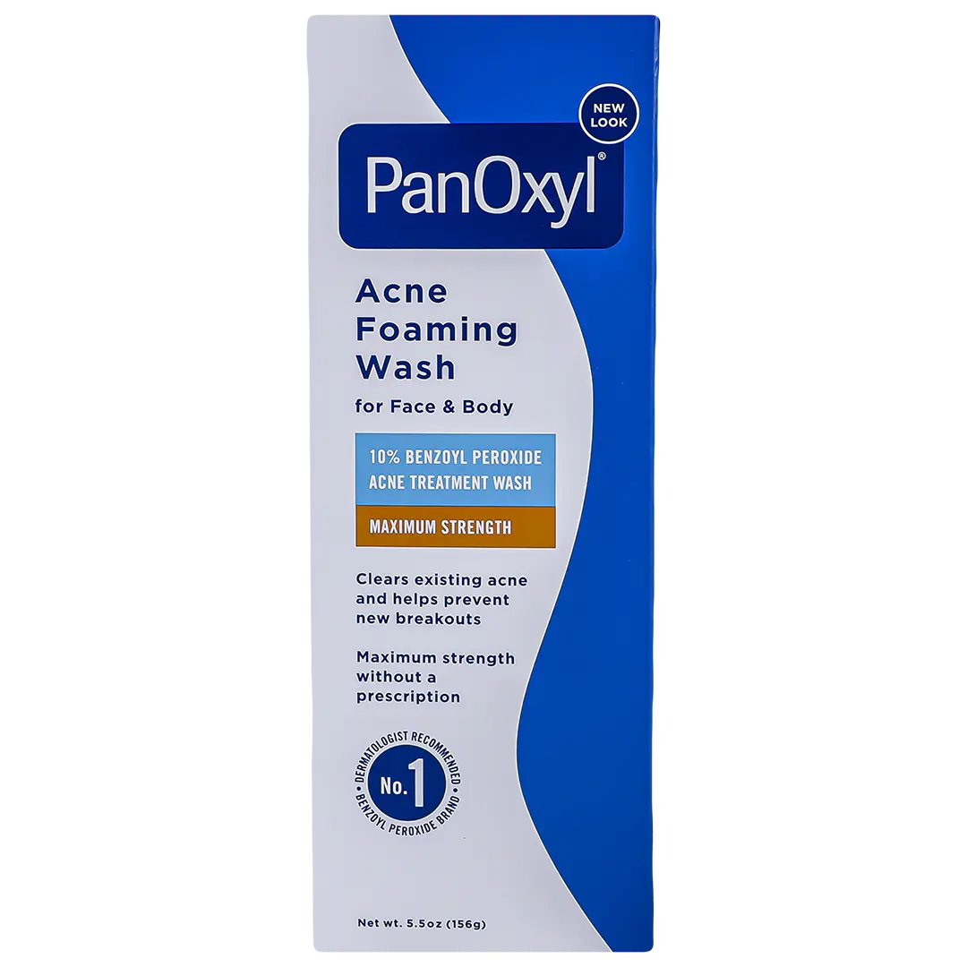 PanOxyl Acne Foaming Wash 10% Benzoyl Peroxide Maximum Strength 156 gm - view 2