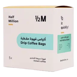 Half Million Filter Drip Coffee Half Million Blend 5 Sachets
