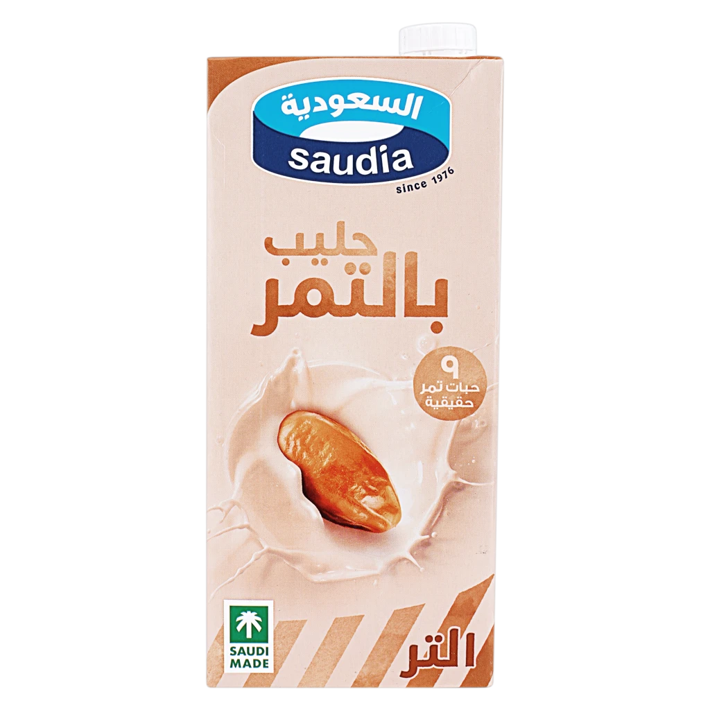 السعودية حليب بالتمر 1 لتر
