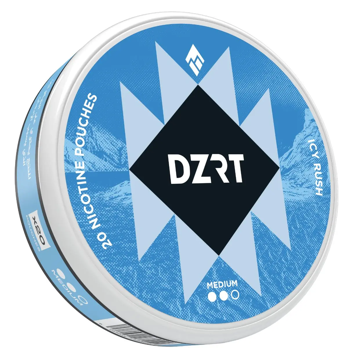 DZRT Nicotine Icy Rush Medium 7 mg 20 Pouch - view 1