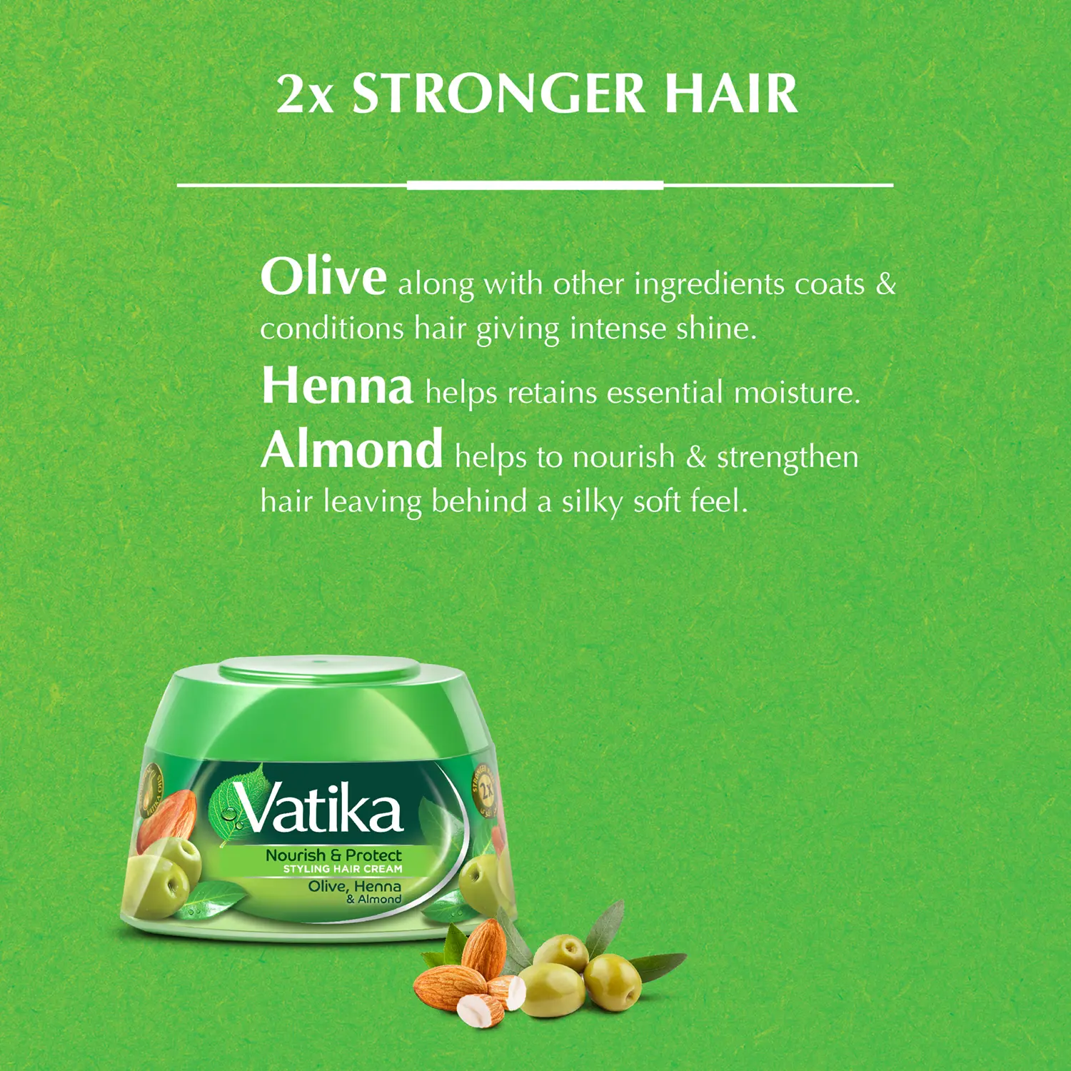 Vatika Naturals Nourish & Protect Hair Cream 2 pcs 140 ml - view 8