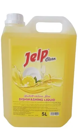 Jelp Clean Dishwashing Liquid Lemon 5 Ltr