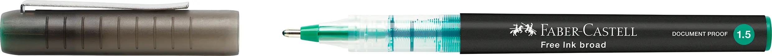 Faber Castell Free Ink Roller 1.5mm Green set of 12 - view 5