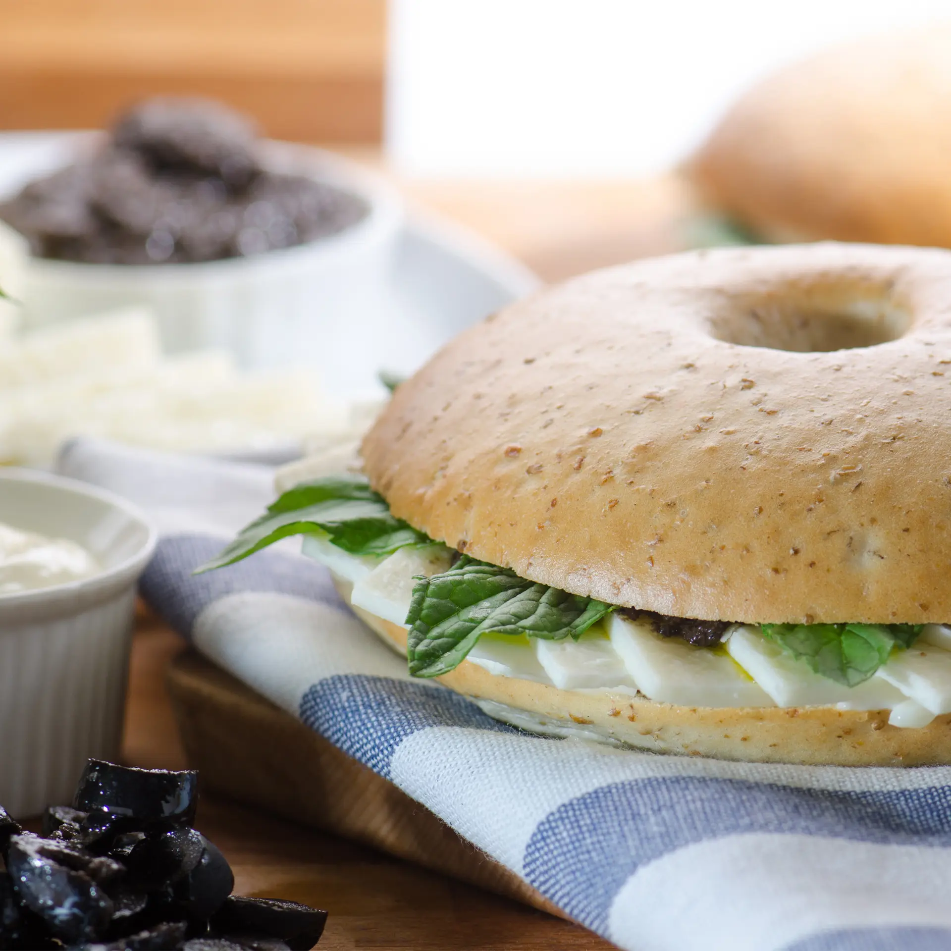 Halloumi Cheese Bagels - view 2