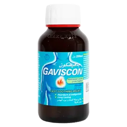جافيسكون شراب علاج سوء الهضم بنكهة النعناع 200 مل