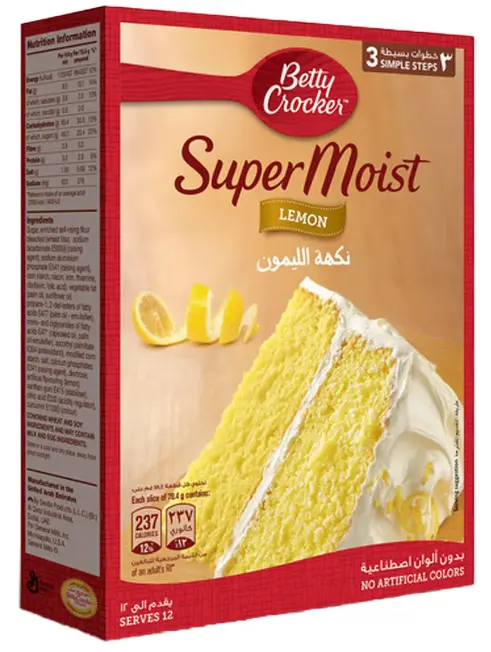 Betty Crocker Lemon Cake Mix 500 gm - view 6