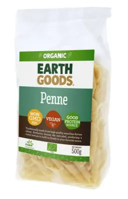 Earth Goods Organic Pasta Penne 500 Gm