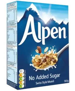 Alpen Muesli No Added Sugar Original 560 gr