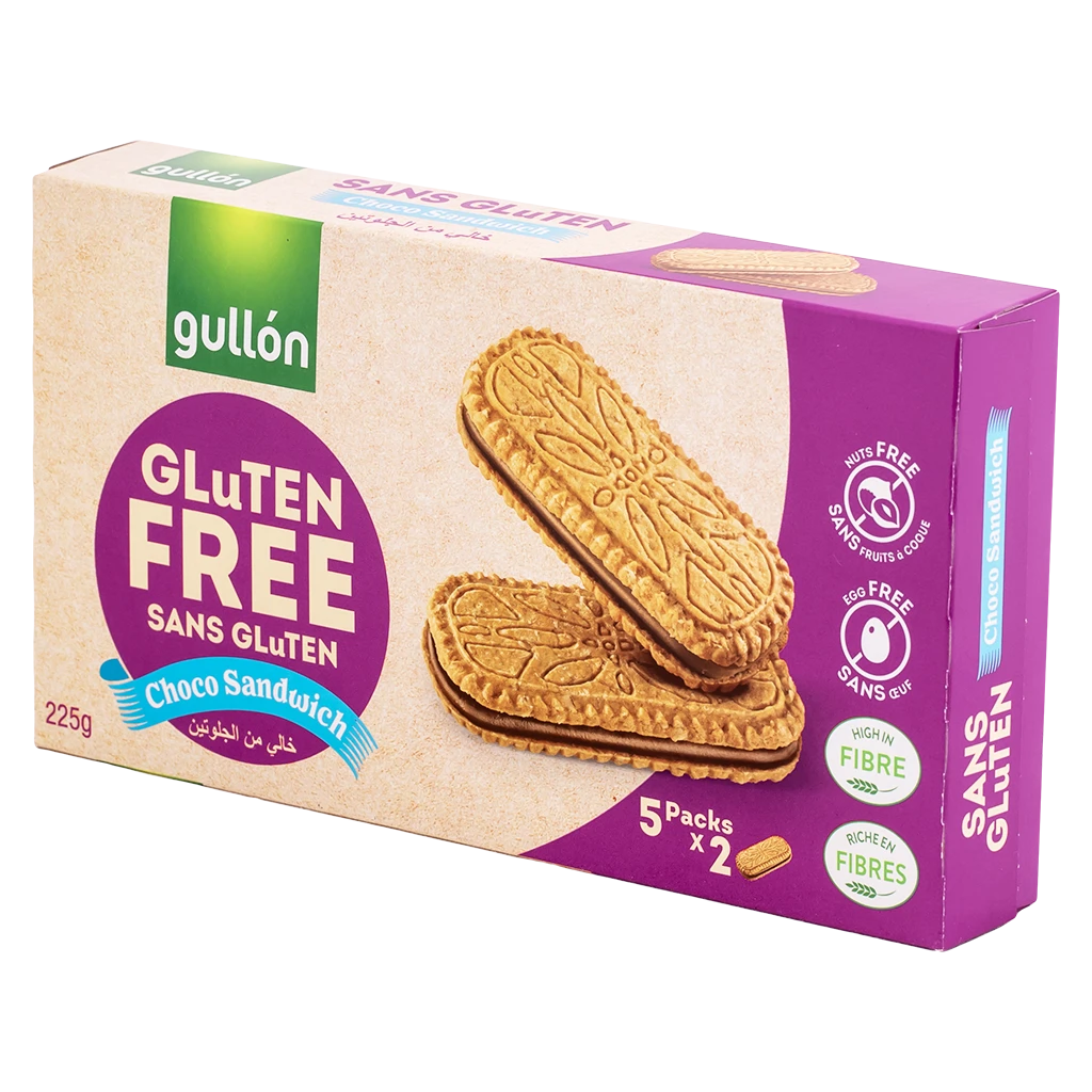 Gullon Sandwich Chocolate Gluten Free 225G
