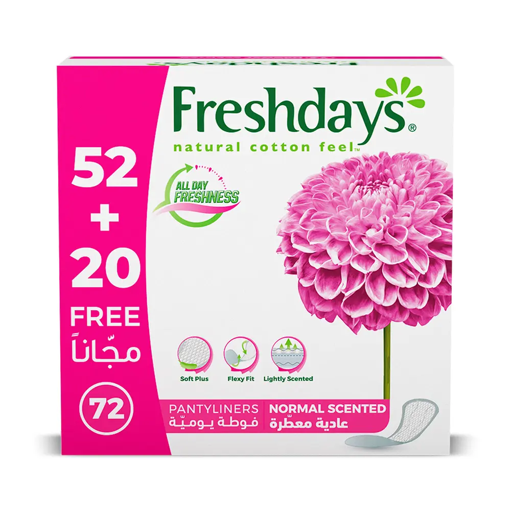Freshdays Daily Liners Normal Scented 72 pads - view 2
