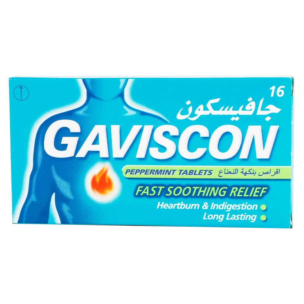Gaviscon Peppermint Flavor Tablet 16pcs  - view 2
