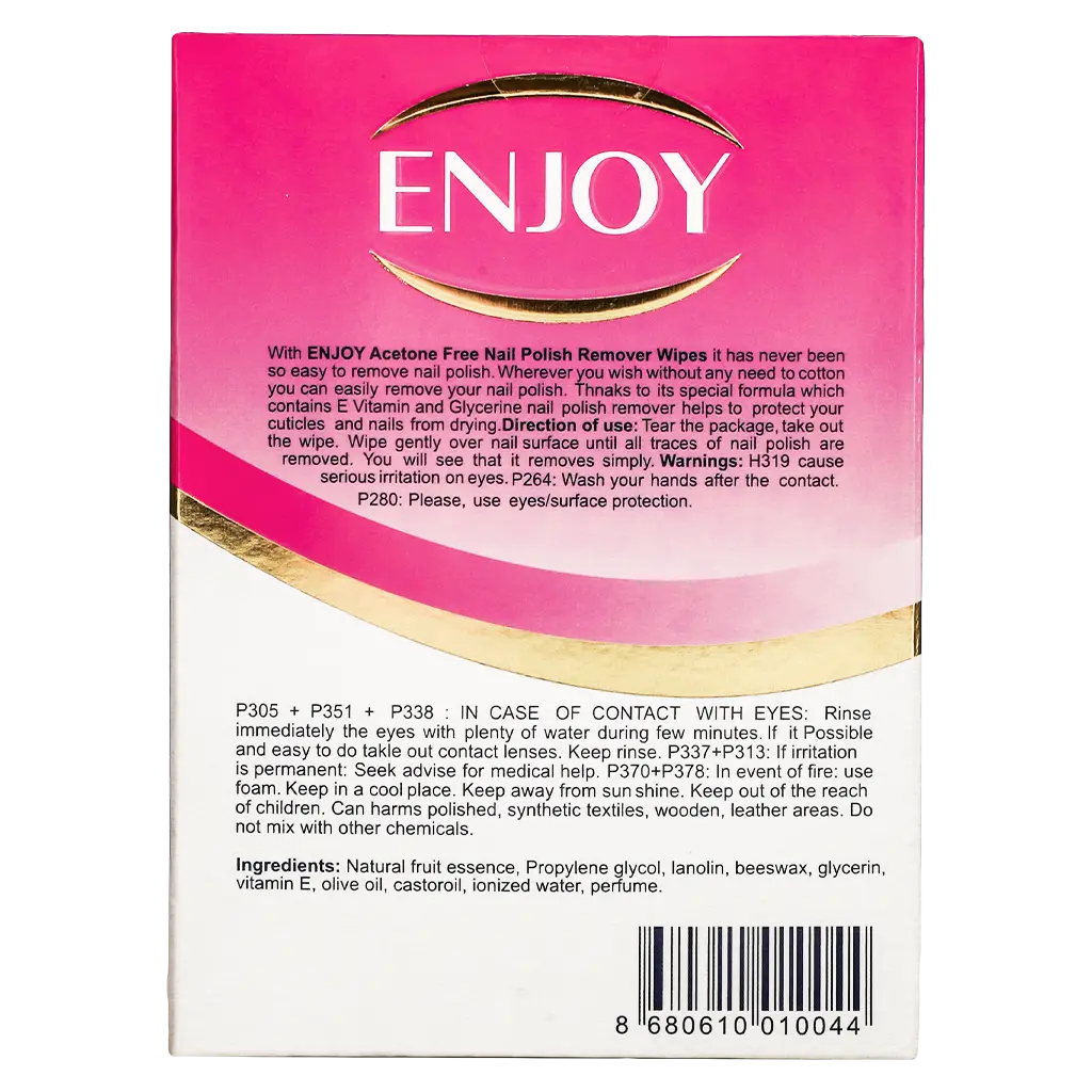 Enjoy Acetone Wipes 25 Pcs - view 3