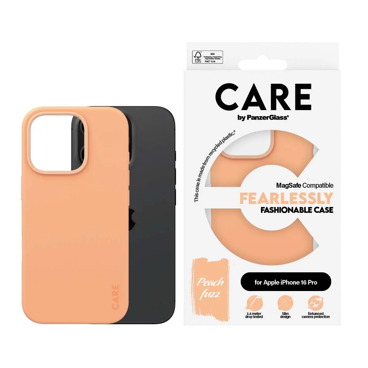 Panzerglass Fashionable Case Peachy With  Magsafe Iphone 16 Pro - view 3