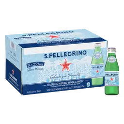 San Pellegrino Water Sparkling Glass 24 pcs 250 ml